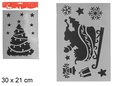 Plantilla Navidad 2 modelos surtidos 30x21 cm