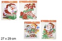 Candeeiro suspenso de porta de Natal sortido 29 cm