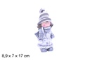 Figura niño/niña Navidad beige surtido 17 cm