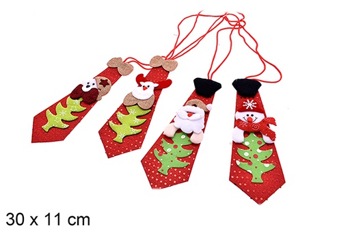 [205411] Assorted Christmas tie 30x11 cm