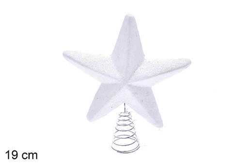 [205482] White tree star tip 19 cm