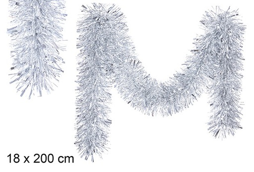 [111440] Espumillon plata brillo 18x200cm