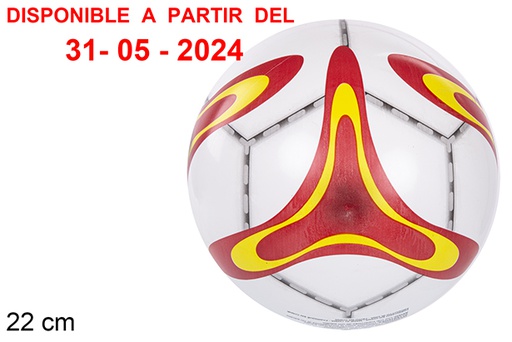 [110863] Ballon gonflé en plastique Espagne 22 cm
