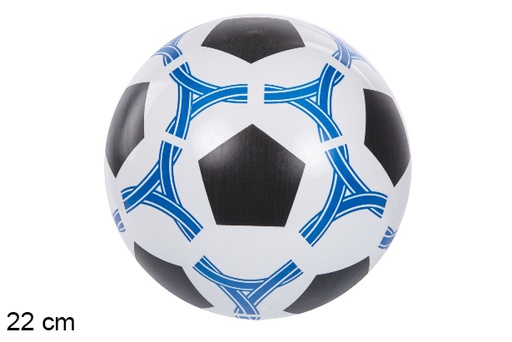 [110871] Pallone gonfiato in plastica Pentagoni 22 cm
