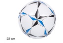 Bola de plástico decorada com estrelas coloridas, 22 cm