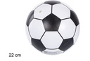 White plastic soccer ball 22 cm