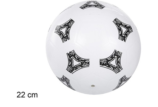 [110877] Triangles plastic inflated ball 22 cm