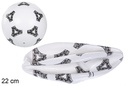Boule en plastique décorée de triangles 22 cm
