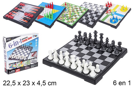 [110703] Jogo de xadrez 6 em 1