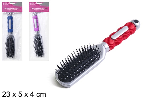 [110534] SPAZZOLA CAPELLI RETTANGOLARE COLORATA