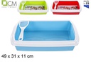 Gattaiola in plastica con coperchio e paletta colori assortiti