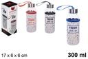 Botella cristal con funda 300 ml