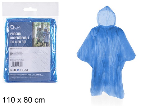 [110726] Poncho impermeable 110x80 cm