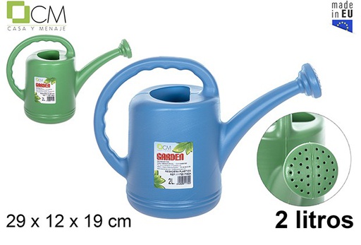[111720] Assorted color plastic watering can 2 l. (eco)