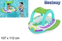 Barco inflável infantil 107x112 cm