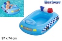 Barca infantil coche de policía 97x74 cm