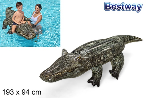 [206128] Crocodile inflatable mat 193x94 cm