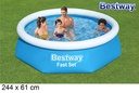 Piscina redonda aro hinchable 244x61 cm