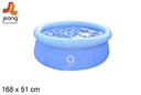 Piscina aro hinchable sin depuradora 168x51 cm