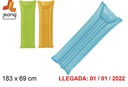 Colchoneta hinchable color surtido 183x69 cm
