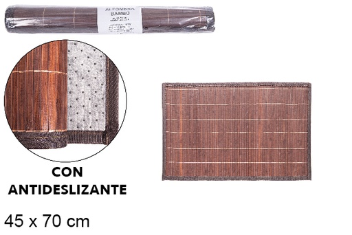 [111678] Mahogany bamboo rug 45x70 cm  