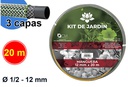 Manguera 12 mm x 20 m.