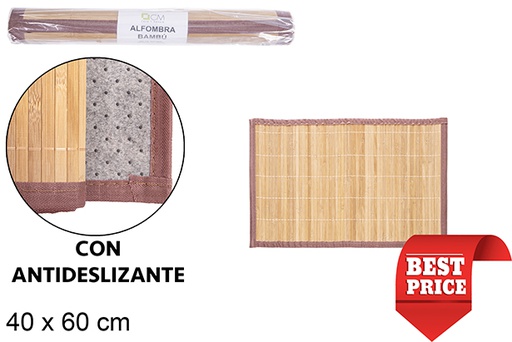 [111673] Natural bamboo rug 40x60 cm  
