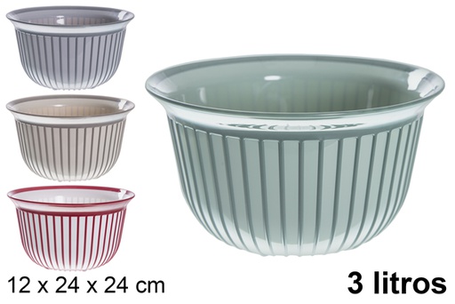 [111964] Cuenco plástico Linea 3 l.