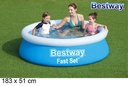 Piscina hinchable redonda aro 183x51 cm