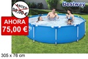 Piscina tubular redonda 305x76 cm
