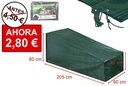Funda protectora exterior para sofá 205x90x80/40 cm
