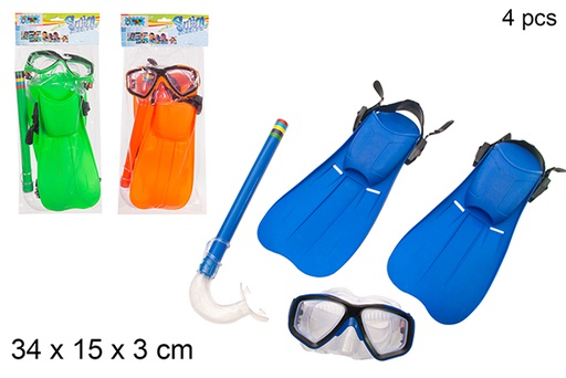 [112179] Pack 4 pieces of diving in bag