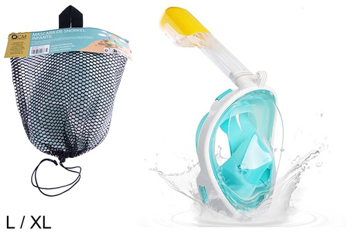 [112189] Máscara snorkel azul L/XL