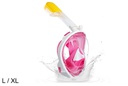 Máscara snorkel rosa L/XL