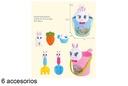 Beach bucket colors 6 accessories