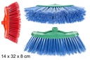 Cepillo escoba curva colores surtidos