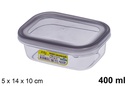 Fiambrera con tapa Peggy 400 ml