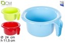 Orinal de plástico con asa colores surtidos