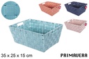 Cesta nylon colores Primavera 35x25 cm