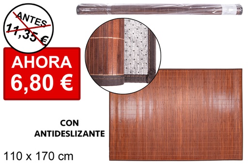 [112005] Esteira de bambu mogno 110x170 cm