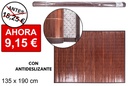 Alfombra bambú caoba 135x190 cm