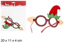 Gafas Navidad decorado elfo color surtido