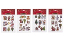 Pegatinas regalo figuras Navidad surtido