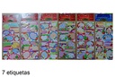 Etiquetas regalo figuras Navidad surtido