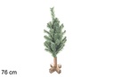 Árbol verde con base madera 76 cm (88 ramas)