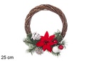 Guirlanda de Natal com pinhas 25 cm