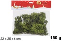 Musgo liquen verde claro en blister 150 gr.