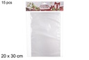 Pack 15 bolsas transparentes PVC 20x30 cm