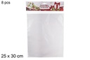 Pack 8 sacos de PVC transparentes 25x30 cm