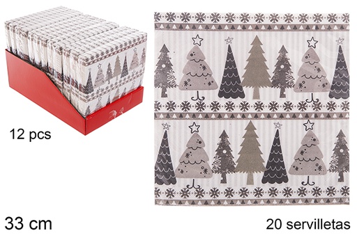[113950] 20 servilletas decorada navidad 3 capas 33cm-19